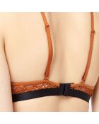 Soutien-gorge push-up triangle N°3 Seventies moutarde ocre